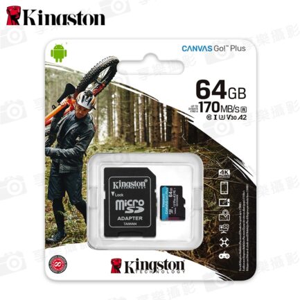 【Kingston金士頓 Canvas Go Plus microSD記憶卡】TF 64G/128G/256G/512G 4K UHD 運動攝影機 空拍機 Android裝置：圖片 7